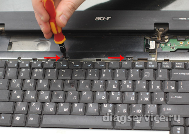 замена кулера ноутбука Acer Aspire 1690