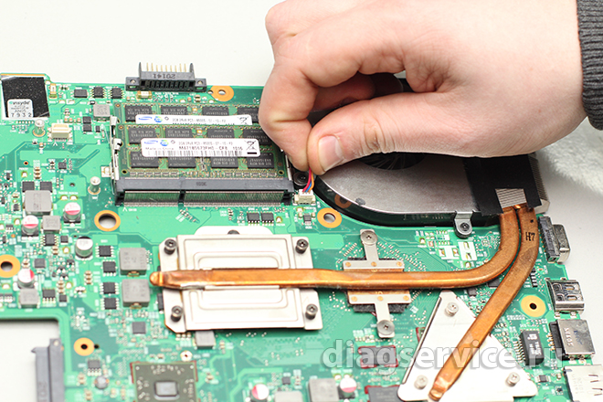 ремонт разъема питания ноутбука Toshiba L650D