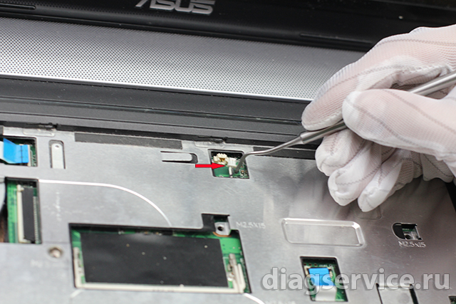 чистка системы охлаждения на ноутбуке Asus N73SV