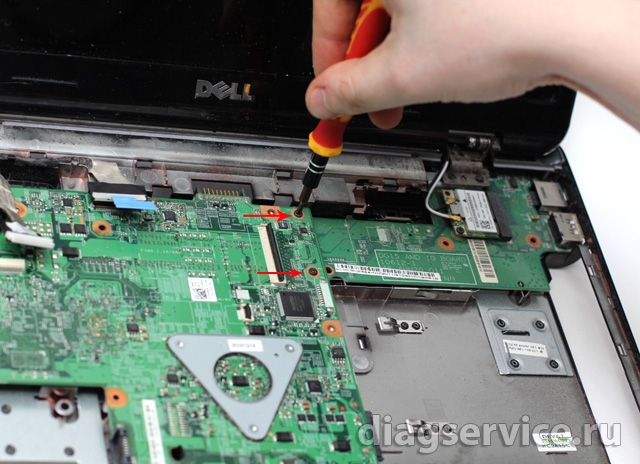 ремонт кнопки питания ноутбука Dell INSPIRON M5010
