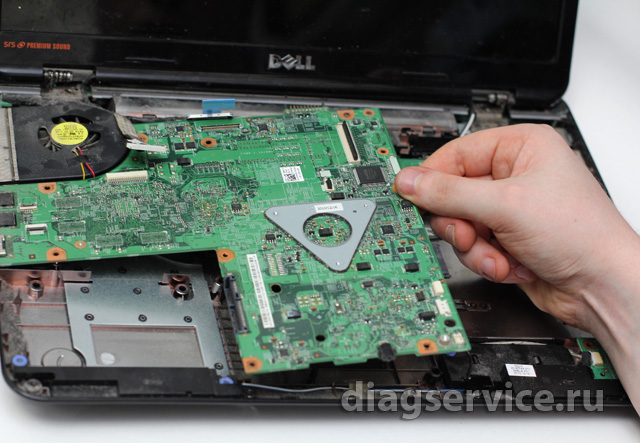 ремонт разъема питания ноутбука Dell INSPIRON M5010