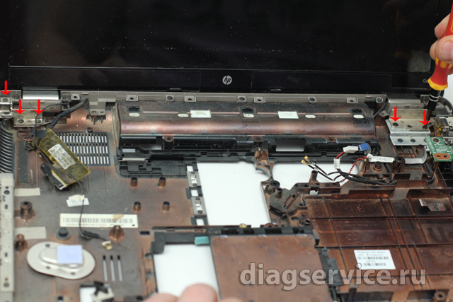 ремонт ноутбука HP G62