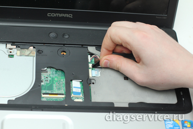 ремонт клавиатуры ноутбука HP Presario CQ61