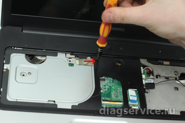 ремонт материнской платы ноутбука HP Presario CQ61