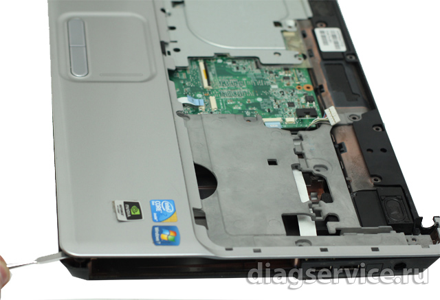 ремонт разъема питания ноутбука HP Presario CQ61