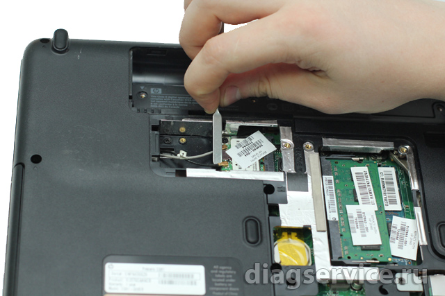 замена USB панели ноутбука HP Presario CQ61