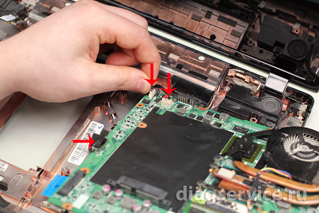 замена жесткого диска ноутбука Lenovo Z580