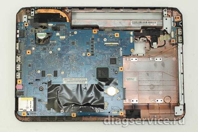 ремонт разъема питания ноутбука Packard Bell EasyNote TJ65