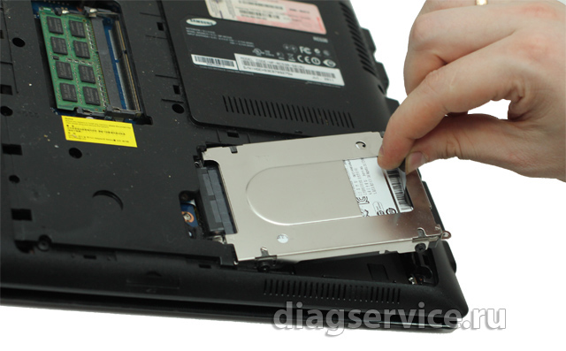 замена dvd-привода  ноутбука Samsung NP-RC530