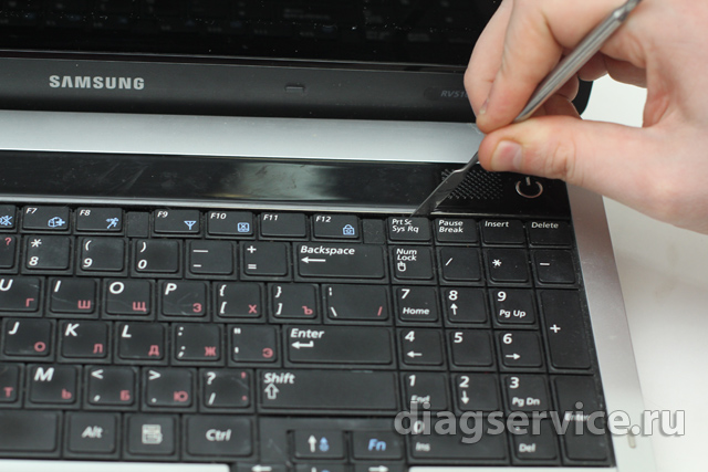 замена кулера ноутбука Samsung NP-RV510