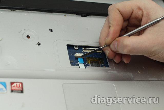 ремонт материнской платы ноутбука Samsung NP-RV510