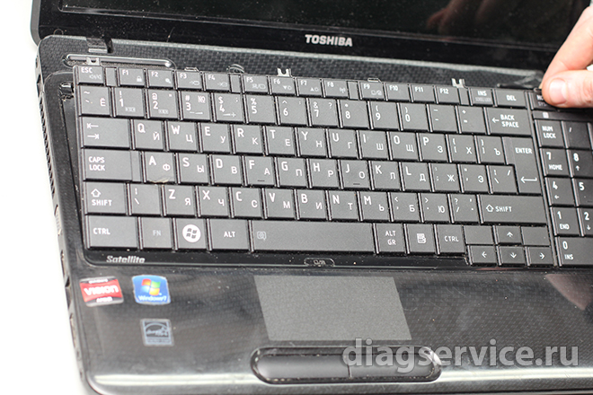 замена процессора ноутбука Toshiba L650D