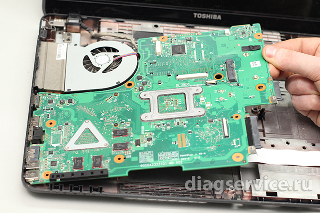 ремонт кнопки питания ноутбука Toshiba L650D